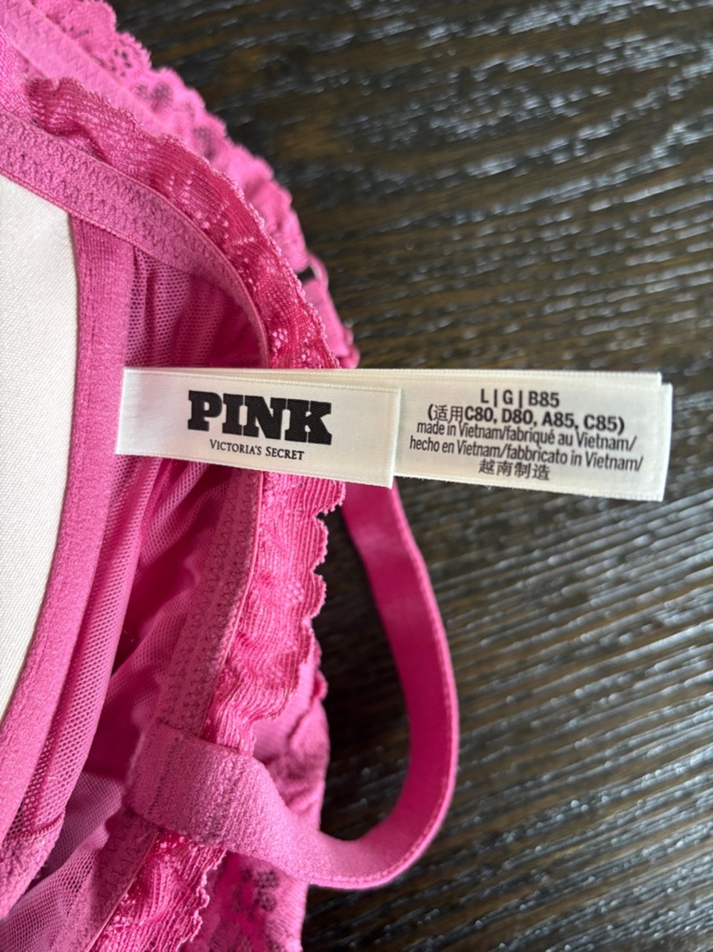 Victoria’s Secret PINK lightly lined lace bra - Picture 5 of 11